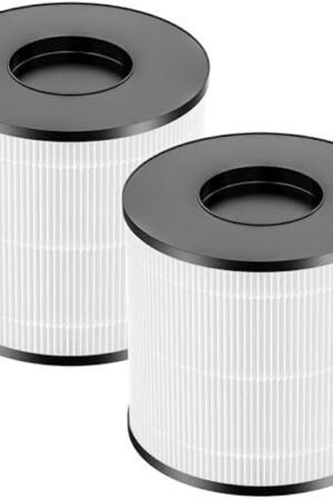 2 Pack 3389 HEPA Replacement Filter Compatible with Bissell MYair+ and MYair HUB 2905A 3179A, Part Number 3389