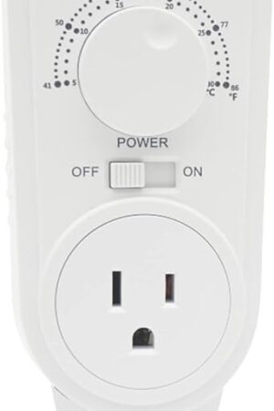 Amaze Plug in Thermostat - Compatible for all Heaters, Fans and Air Conditioners.