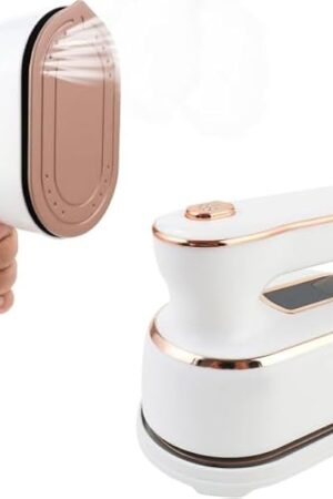 1000W Travel Steam Iron - 15s Fast Heating, 180° Foldable Portable Steamer - Mini Size for Home & Travel