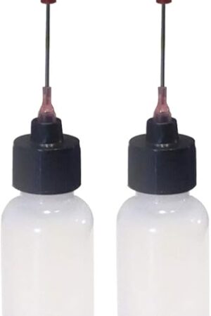 2-1oz Plastic Squeeze Bottles 1.5" Stainless Applicators