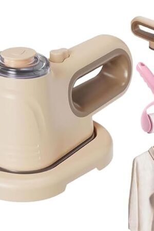 2025 Vacuum Steamer for Clothes, 1000w Ultra-Quiet Handheld Steamer, Handheld Travel Garment Steamer Iron Rapid Heating - Instant Wrinkle Removing for Clothes, Home & Travel (1 Set)