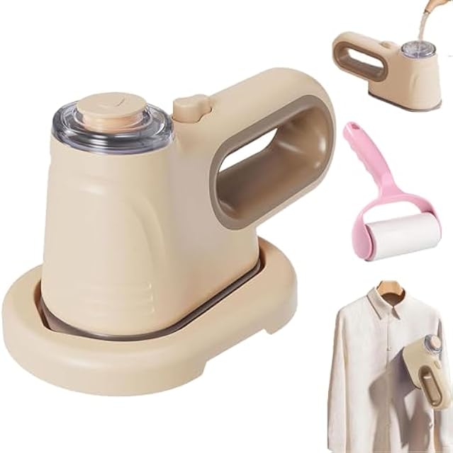 2025 Vacuum Steamer for Clothes, 1000w Ultra-Quiet Handheld Steamer, Handheld Travel Garment Steamer Iron Rapid Heating - Instant Wrinkle Removing for Clothes, Home & Travel (1 Set)