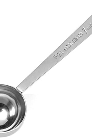 Coffee Scoops, 1 PC 15 ML (1 TPSP) 304 Stainless Steel Coffee Spoons 1 Tablespoon Long Handle Measuring tablespoon Fits Coffee Container for Ground Coffee, Coffee Brewing, Milk Brewin (5.7inches)
