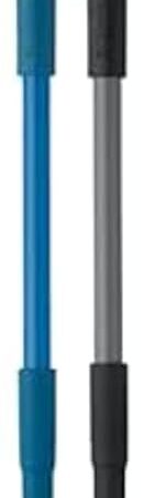 BlenderBottle Stay-In-Bottle Reusable Silicone Straws for BlenderBottle Shaker Bottles, Black and Blue (2 Pack)