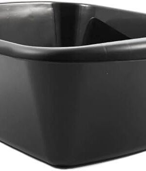 Camco RV/Marine Mini Dish Pan | Holds Up to 9 Quarts | Dishwasher Safe | Black (43515)