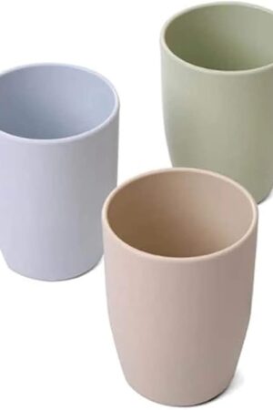 3 Pack of ALINNA Bathroom Tumbler Toothbrush Cups (300ml)