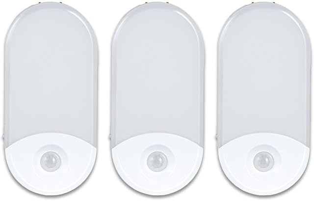 3-Pack Plug-in Power Failure Night Light LED Flashlight