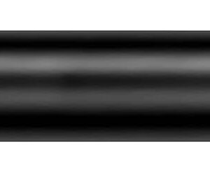 Zeerobee Curtain Rods for Windows 66 to 120, Black Curtain Rod, Adjustable 1 Inch Heavy Duty Outdoor/Indoor Modern Drapery Pole, 32"-120"