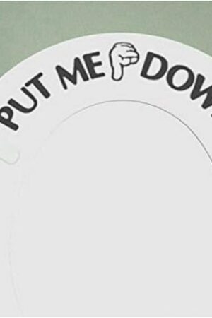 Put ME Down Decal Toilet Bathroom Seat Vinyl Sticker Sign Reminder for Him BERRYZILLA