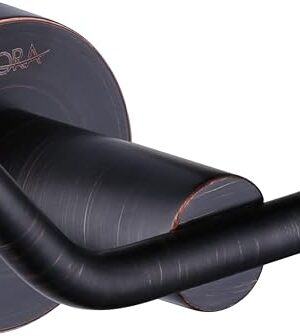 ARCORA Oil Rubbed Bronze Double Towel Hooks Wall Hooks SUS 304 Stainless Steel