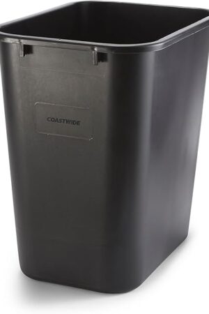 Brighton Professional Wastebasket, Black, 7 gal. by Staples