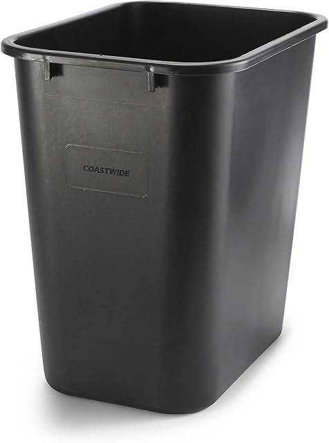 Brighton Professional Wastebasket, Black, 7 gal. by Staples