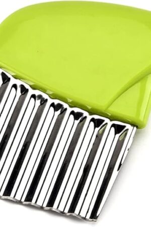 Crinkle Cutter Stainless Steel Potato Carrot Chip Vegetable Crinkle Wavy Chopper Cutter French Fry Slicer