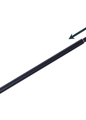 18-31.5 Inches Magnetic Curtain Rod for Metal Door, Adjustable Magnetic Towel Bar Holder for Kitchen Refrigerator, Magnet Calendar Anchor Chart Rod for Classroom Whiteboard, Black 1 Pack