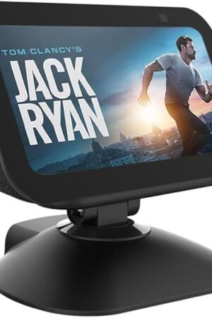 Adjustable Stand for Echo Show 5 (3rd Gen)， Tilt + Swivel Stand Multi Angle Rotation Magnetic Anti-Slip Base for Show 5,Rotatable All Around Compatible with Mobile Phones
