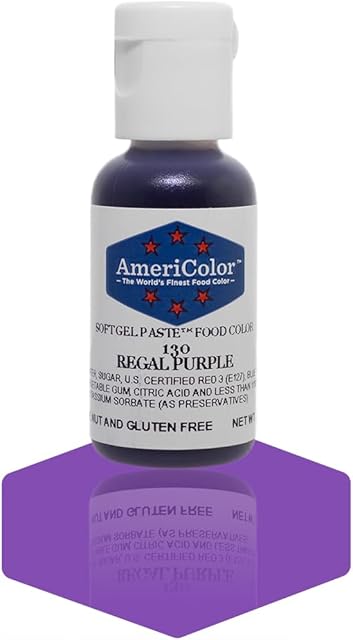 Americolor Soft Gel Paste Food Color, 0.75-Ounce, Regal Purple