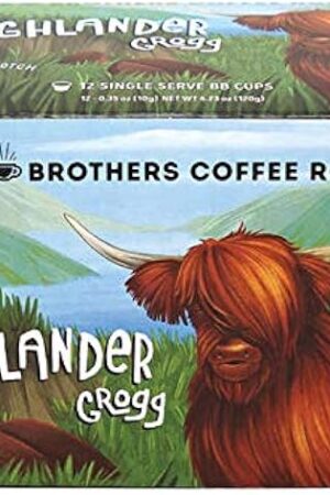 Berres Brothers Highlander Grogg Decaf Coffee 12 Count Single Serve Pods Compatible with Keurig K Cups K Pods Coffee Makers, Flavored Medium Roast Coffee