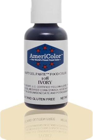 Americolor Soft Gel Paste Food Color, 75-Ounce, Ivory