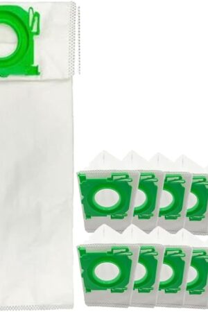 8-PACK 6695AM Vacuum Cleaner Bags for Sebo K X/C/370 Sebo X Series Extra Pet XP2 XP3 AIRBELT K Series Replacement Vacuum Filter Bags