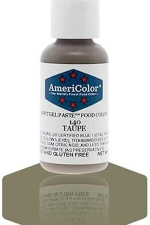 AmeriColor, Taupe, 0.75 Ounce Bottle, Soft Gel Paste Food Color
