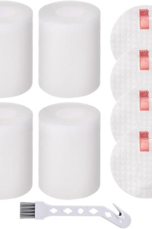 Vacuum Filter Replacement Compatible With Shark IQ Robot R101AE, RV1001AE, UR1005AE, RV912S, UR1000SR Self-Empty Base, Compare to Part # 106KY1000AE (4 Pack)