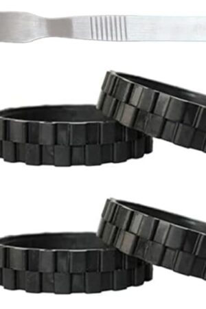 4 Pcs Drive Wheel Tires Compatible with IRobot Roomba S Series S9 (9150) S9+ S9 Plus (9550) Robot Vacuum Cleaner Accessories Replacement Parts (4 tire with tool)