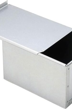 Bread Mold Silver 1.5 Loaf Pan with Lid 2396