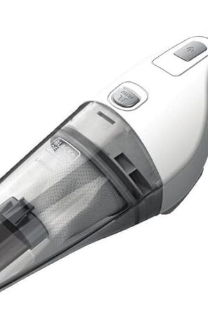 BLACK+DECKER Cordless Lithium Handheld Power Vacuum with Wall Mount Base and Charger, White (HNV220BCZ10FF)