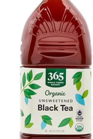 365 by Whole Foods Market, Organic Unsweetened Black Tea, 64 Fl Oz