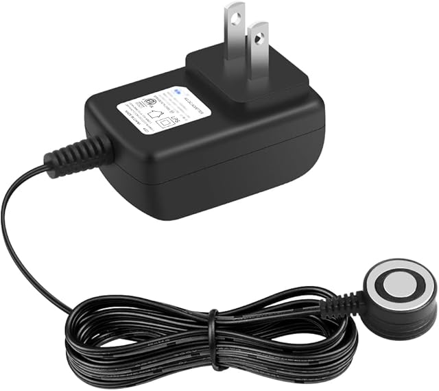 Charger for Shark Vacmop VM252 VM252C QM250 Shark Vacmop Magnetic Charger Replacement for Shark VM252 VACMOP Pro Cordless Hard Floor Vacuum Mop 13.3V Shark Vacuum Mop Charging Cord 5.9FT