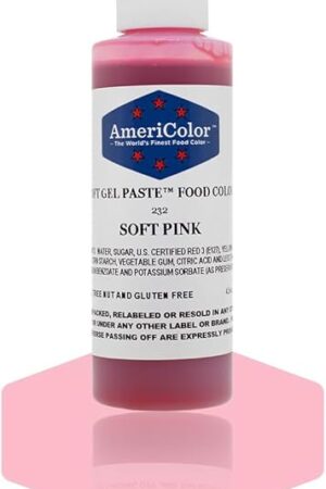 Americolor Soft Gel Paste, 4.5-Ounce, Soft pink