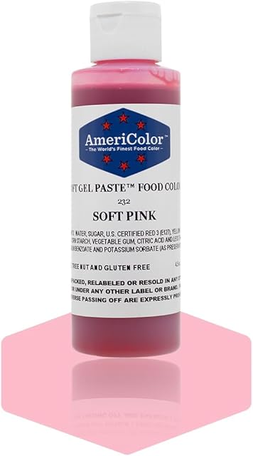 Americolor Soft Gel Paste, 4.5-Ounce, Soft pink