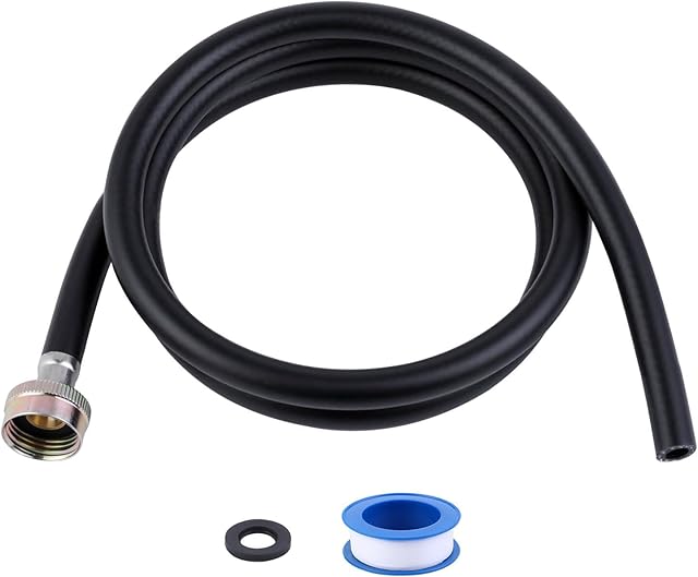 5 Feet Dehumidifier Drain Hose, 3/4 Inch FHT Connection, Brass Interface to Prevent Water Leakage, Hose Replacement Suitable for the Majority of Dehumidifiers