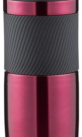 Contigo Byron Snapseal Travel Mug, Stainless Steel Thermal mug, vacuum flask, leakproof tumbler, coffee mug with BPA free Easy-Clean Lid, 470 ml, Vivacious