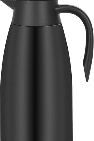 70oz Thermal Coffee Carafe Insulated Coffee Thermos, Stainless Steel Insulated Vacuum Coffee Carafes For Keeping Hot, Double Walled Insulated Vacuum Flask, Tea Water Coffee Dispenser Airpot