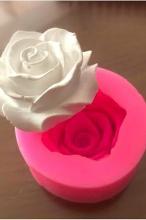 2PCS Rose Flowers Silicone Molds Cake Chocolate Mold Wedding Cake Decorating Tools Fondant Sugarcraft Cake Molds