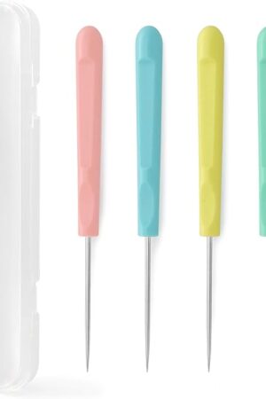 4Pcs Sugar Stir Needle Scriber Needle Cookie Decorating Supplies Tool 5.2 Inches