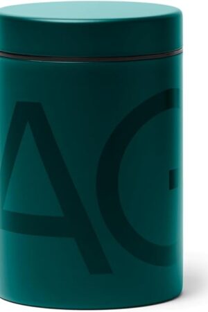 AG1 Canister – 32 oz Premium Stainless Steel Storage Container – BPA-Free with Wide-Mouth Opening – Airtight Powder Storage Daily Greens
