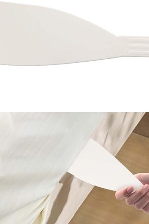 Bed Sheet Tucker Tool, Bed Maker Tool, Bed Tucker Tool to Help Protect Your Hand, Arthritis-Friendly Easy Bed Making Tool Mattress Lifter Wedge for Changing Sheets (White)