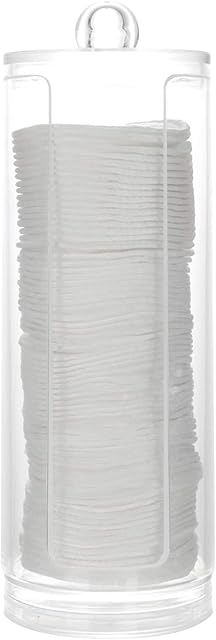 Acrylic Cosmetic Cotton Pad Holder Makeup Remover Organizer