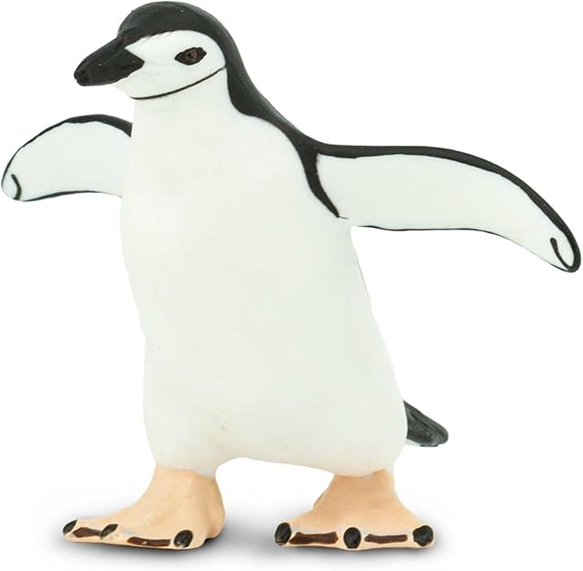 The Safari Ltd. Chinstrap Penguin Figurine - Lifelike 2.93" Model Figure - Educational Toy for Boys, Girls, and Kids Ages 3+