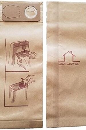 10 Replacement Bags Compatible with Lindhaus Healthcare Pro PH4 Vacuum Bags, also fits Lindhaus RX HEPA, CH Pro, Dynamic 300, 380, and 450.