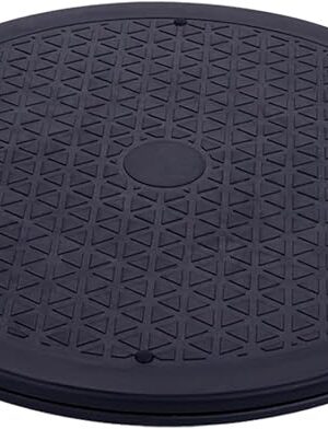 12 Inch Lazy Susan Turntable Organizer, Eichzer Premium Heavy Duty Rotating Swivel Stand with Steel Ball Bearings for Model/Rotating Plants/Crafts Stand/TV/Monitor/Laptop (360˚ Rotation)