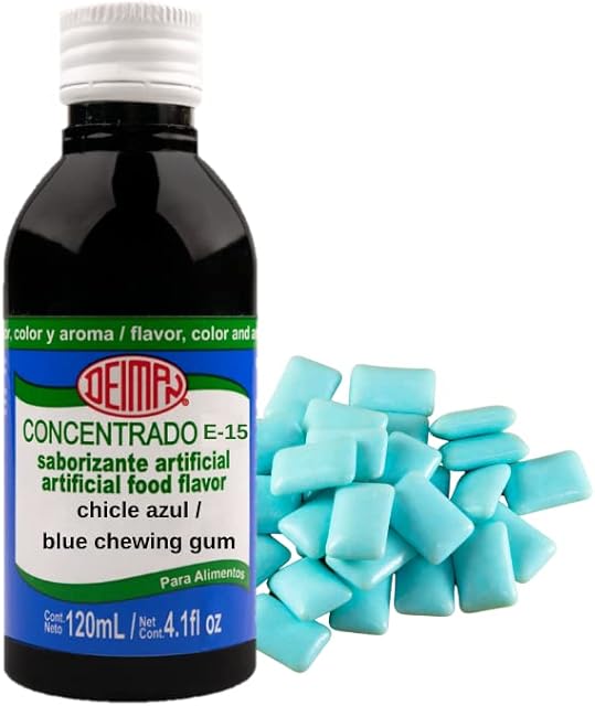 Deiman Artificial Food Flavoring Blue Chewing Gum Concentrate E-15 (4 fl oz)