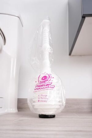 2-in-1 Toilet Plunger with Sanitary Disposable Bag & Cap | Bathroom Essential & Cleaning Tool – Hygienic Design