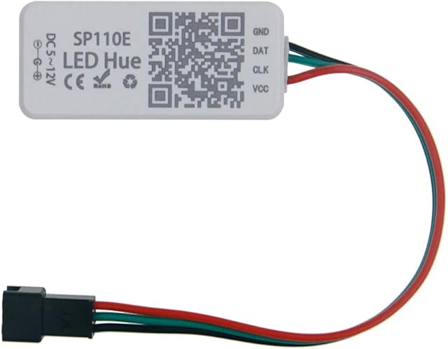 ALITOVE WS2812B WS2811 Addressable LED Bluetooth Controller iOS Android App Wireless Remote Control DC 5V~12V for SK6812 SK6812-RGBW WS2812 SM16703 Dream Color Programmable RGB LED Strip Pixel