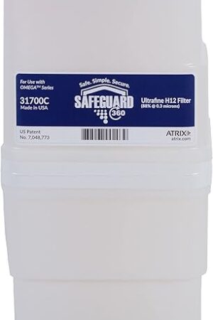 Atrix 31700 Safeguard 360 Toner and Dust Filter Cartridge for Omega Series, 1-Gallon, Opaque