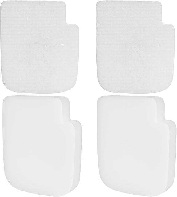2 Pack Foam & Felt Filters Compatible with Shark Stratos Powered Lift-Away Upright Vacuum with DuoClean PowerFins HairPro AZ3000 AZ3000C AZ3000W AZ3002 AZ3002C, Replace Part XFFKAZ3000
