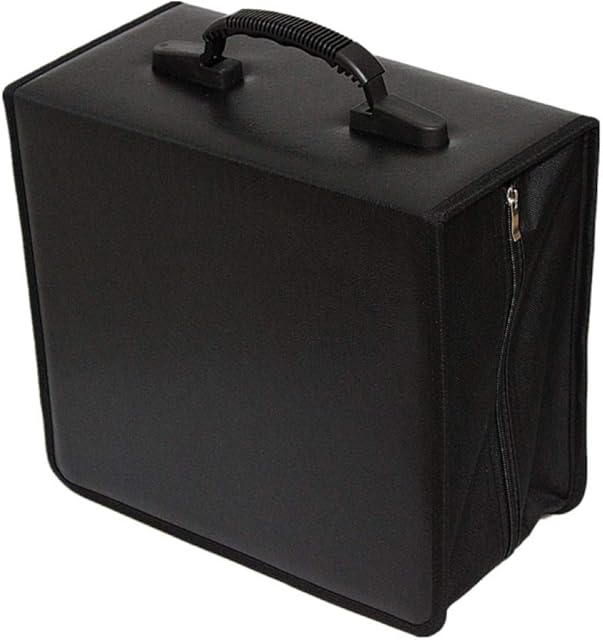 Disc CD DVD Bluray Storage Holder Solution Binder Sleeves Carrying Case((400 Capacity))
