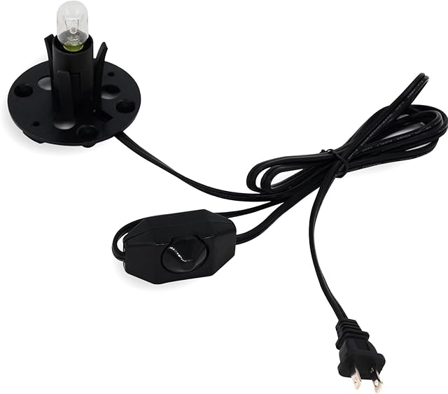 Betus Salt Lamp Power Cord Two 15W